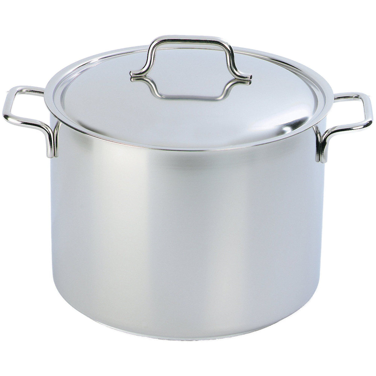 Demeyere Apollo høj gryde med låg i 18/10 stål, 20 cm og 5 liter
