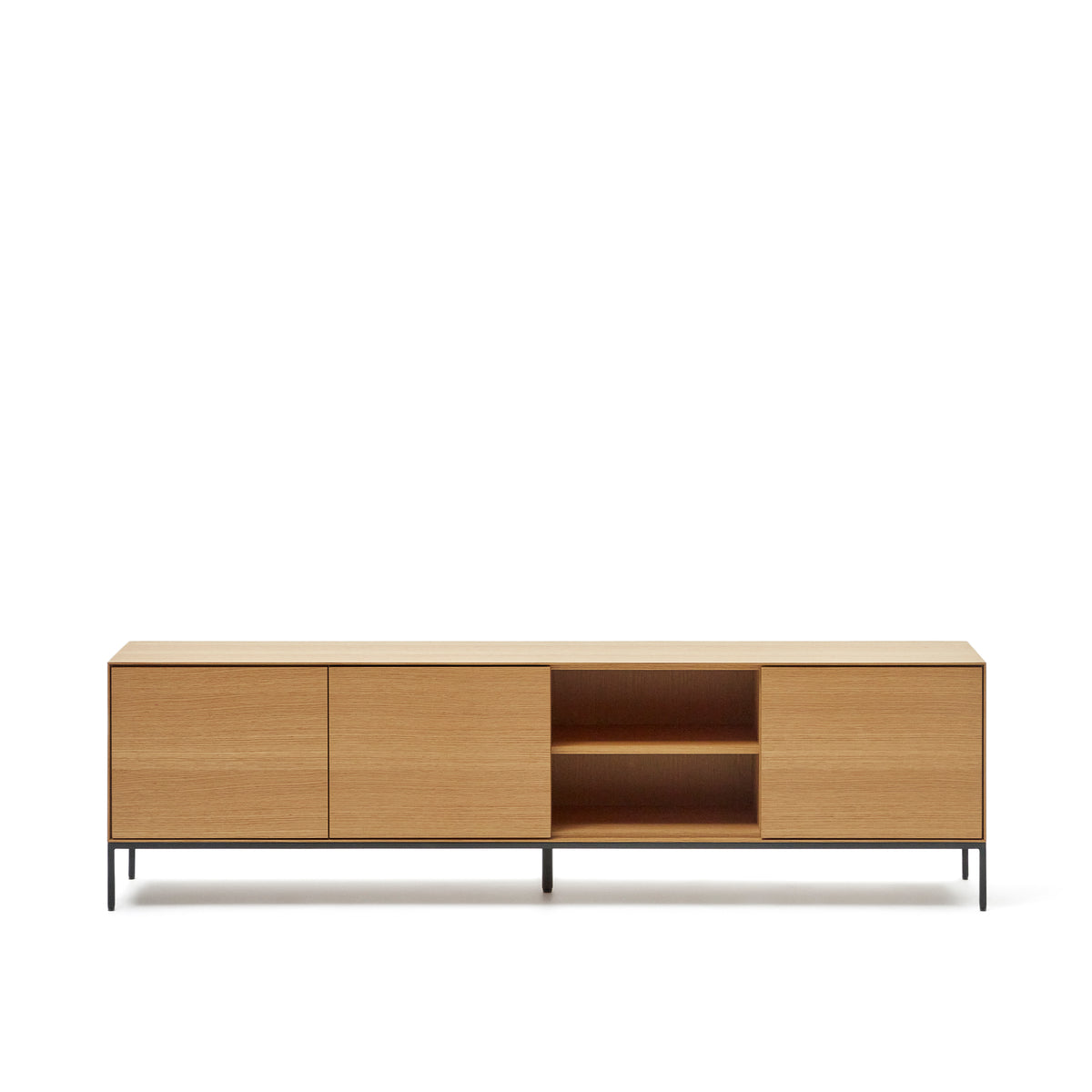 Se KAVE HOME Vedrana TV-bord, m. 3 låger og 4 hylder - natur egefiner og sort stål (195x40) ❤ Kæmpe udvalg i Kave Home - Køb online på udsalg og tilbud lige nu ❤ Meget billig fragt og hurtig levering: 1 - 2 hverdage - Varenummer: Boboonline-95339 og barcode / Ean: 8433840805665 på lager - Udsalg på Møbler,Borde,TV-Borde,
Møbler,
Borde,
Dagligstue,
Borde til stuen,
TV-Borde i Træ Spar op til 51% - Over 785 kendte brands på udsalg