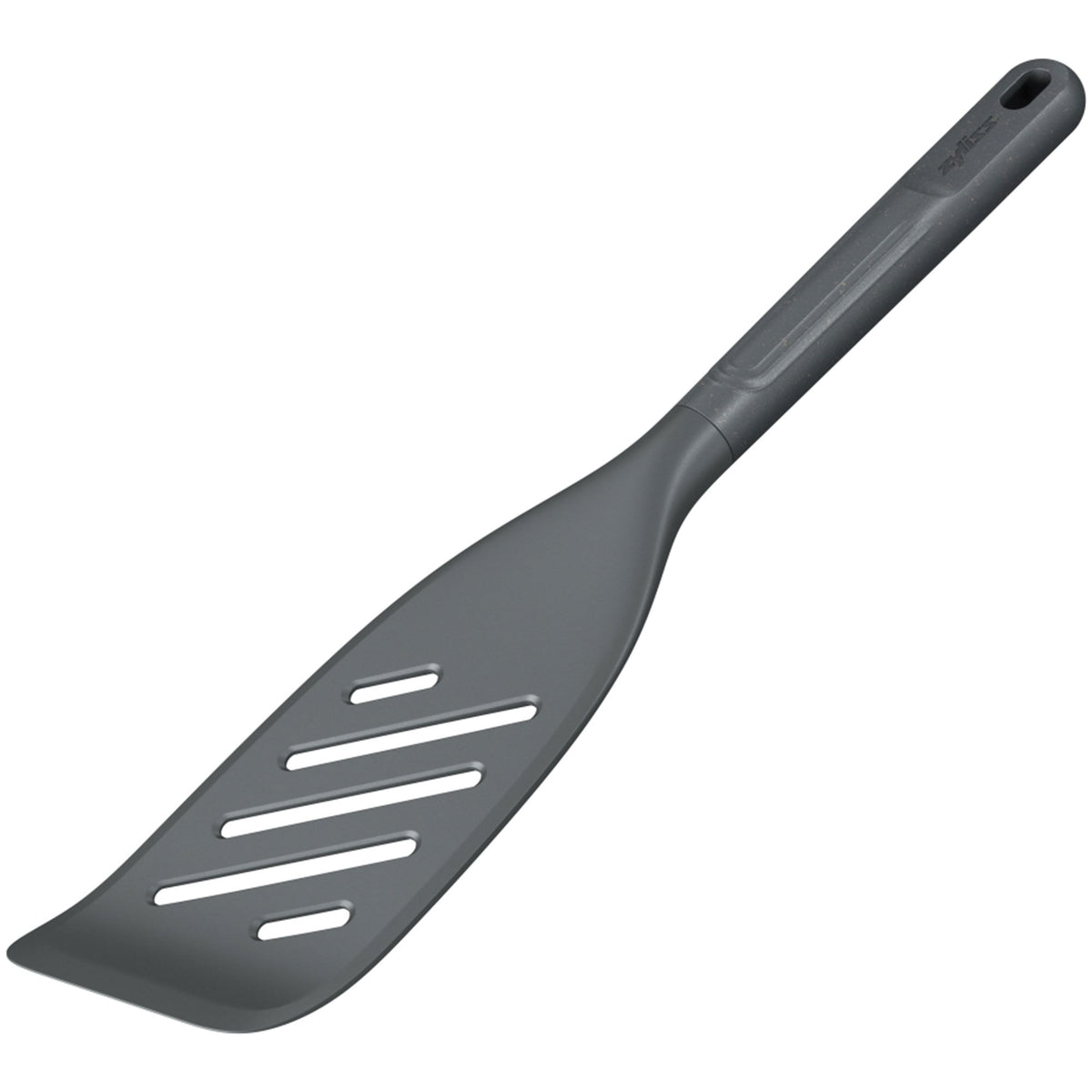 Zyliss fiskestegespade med lang, slank form og slidser til fisk, æg og pandekager