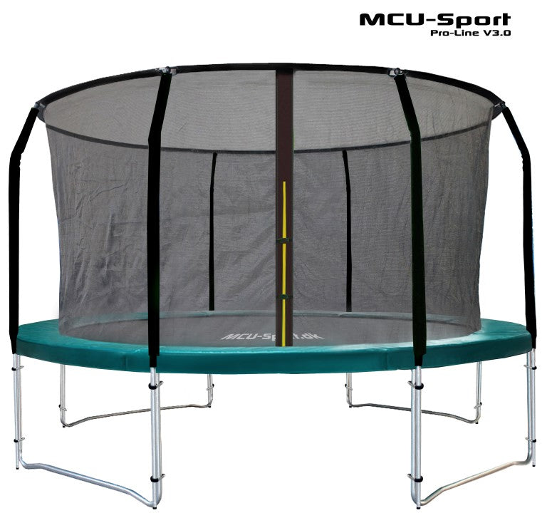 Se MCU-Sport Pro-line 4,3m Grøn Trampolin V3.0 + Pro sikkerhedsnet ✔ Kæmpe udvalg i MCU-Sport - Køb online på udsalg og tilbud lige nu ✔ Meget billig fragt og hurtig levering - Varenummer: MMAction-1369011 og 5712548137081 på lager - Udsalg på Have Trampoliner Spar helt op til 73% - Kæmpe udsalg på over 739 mærker