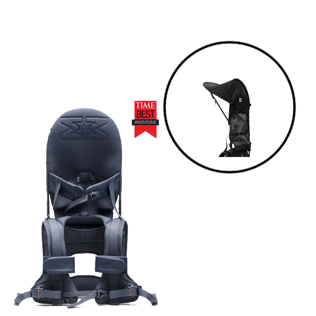 Minimeis G5 bærestol med solskærm i farven Core Blue / Black