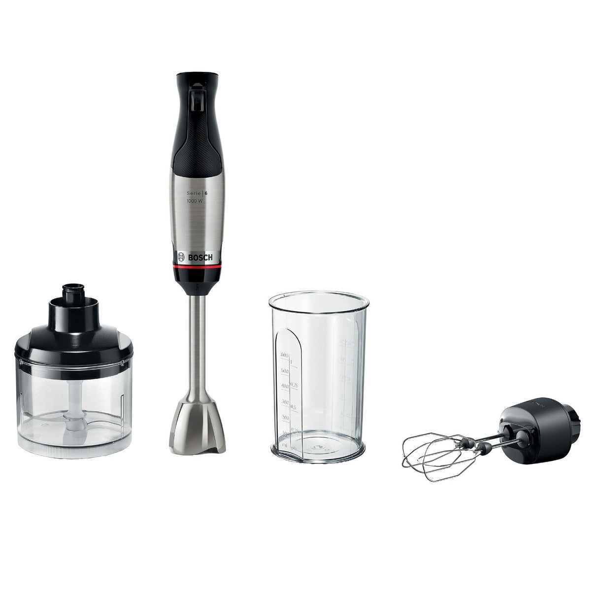 Bosch MSM6M624 ErgoMaster Series 6 stavblender med 1000-watts motor