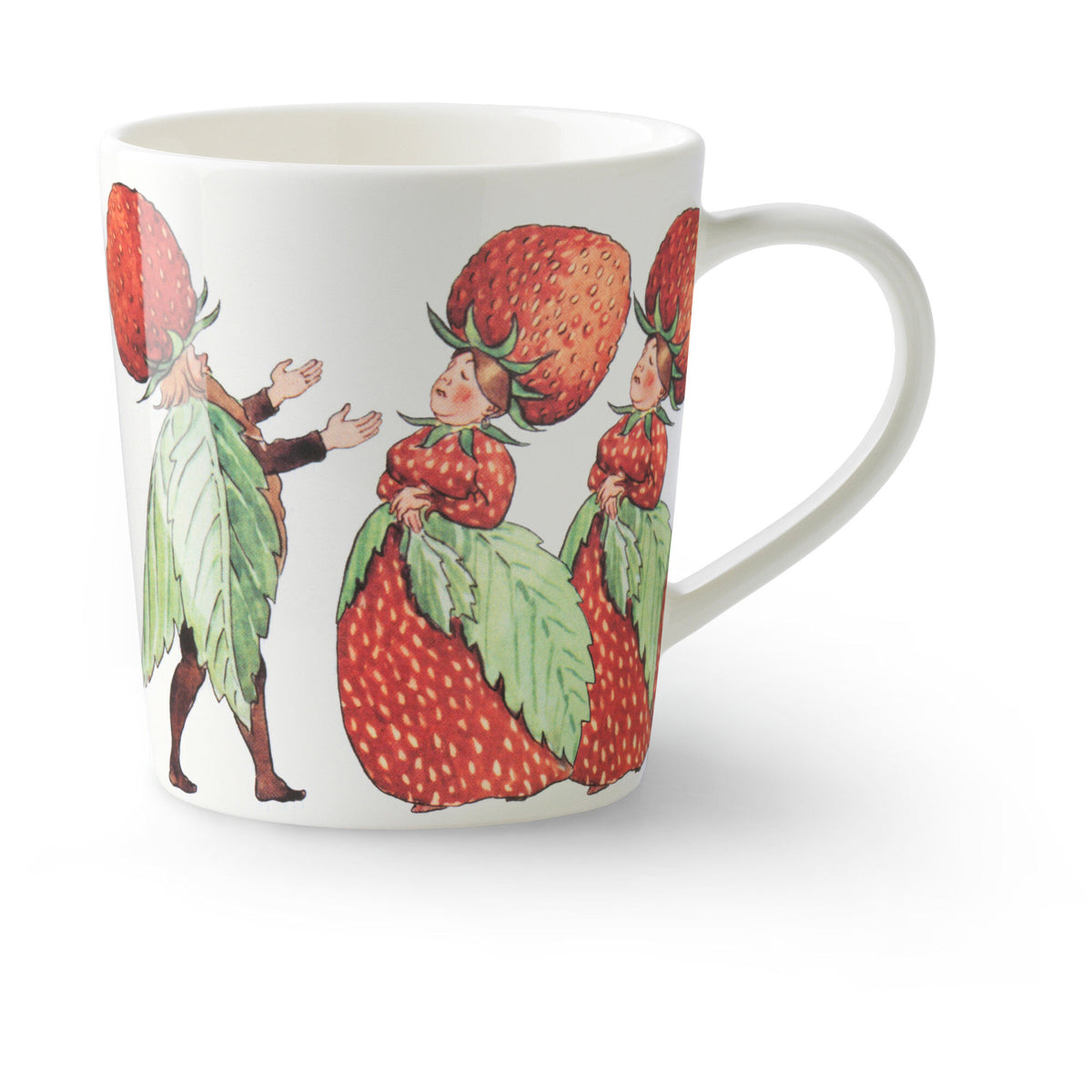 Design House Stockholm Elsa Beskow krus med motiv fra Familien Jordbær