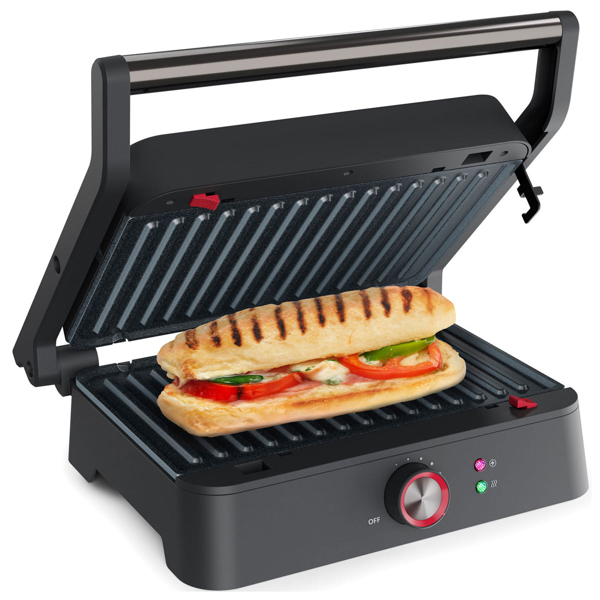 Princess elektrisk kontaktgrill med grillflade på 27,5 x 18 cm