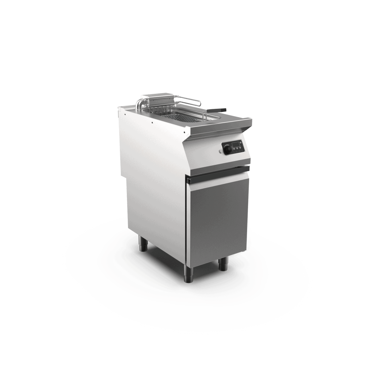 Wery FR74E10KA fritstående elektronisk el-friture med 10-liters kar og skab