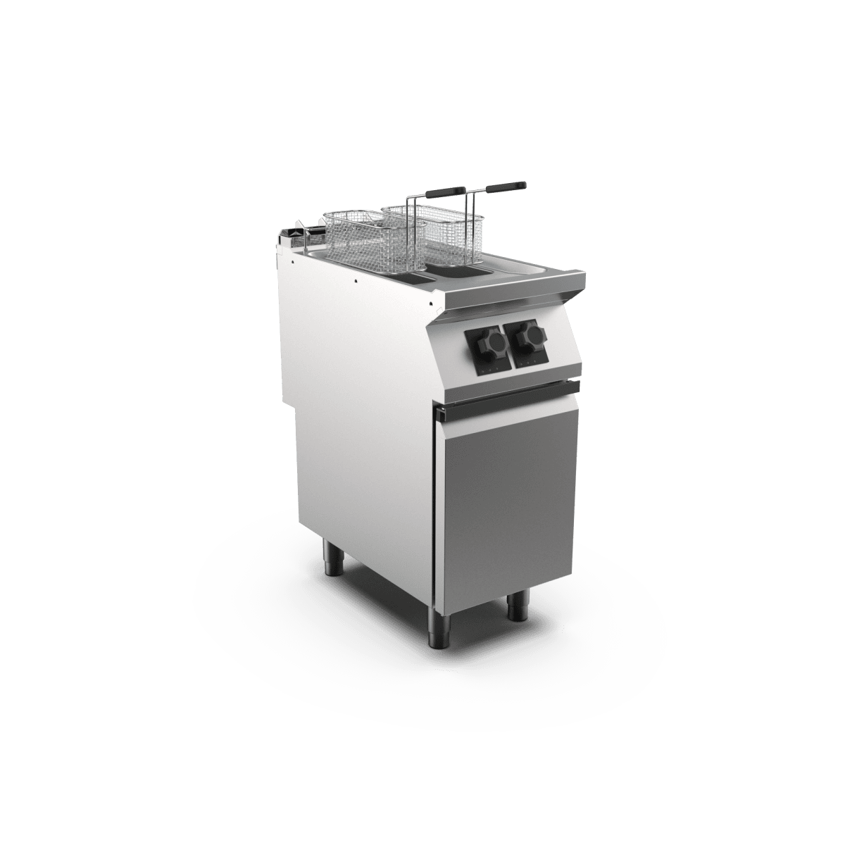 Wery FR74E88A smal el-friture med to kar à 8 liter, fritstående