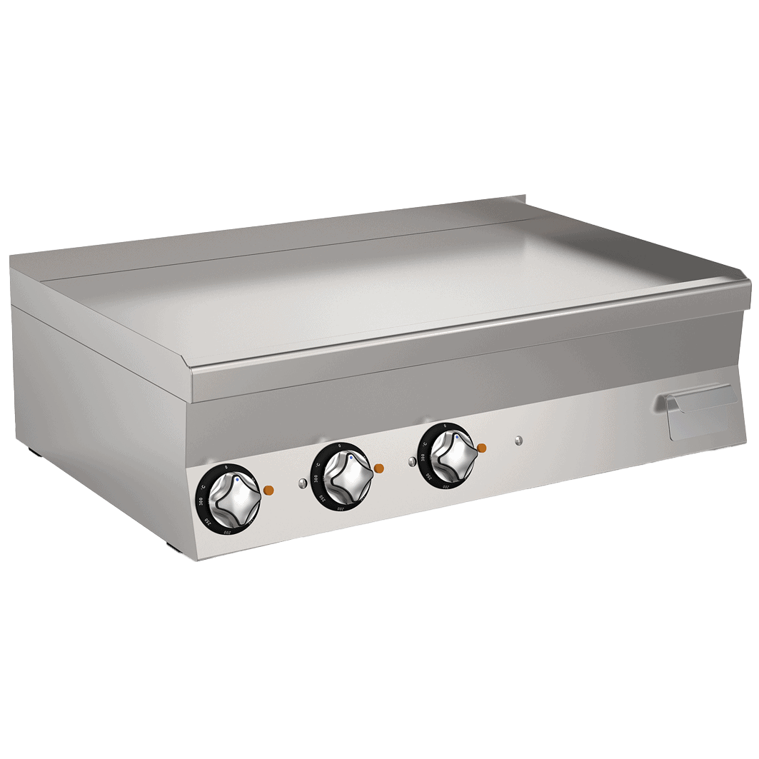 Wery FT610EL elektrisk stegeplade med bred glat flade