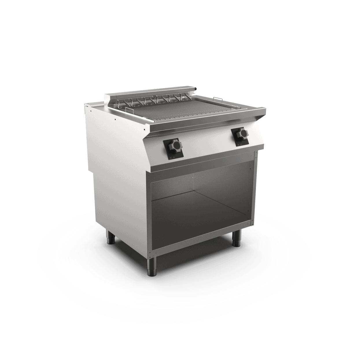 Wery GR78EG bred fritstående elektrisk grill med dobbelt grillflade