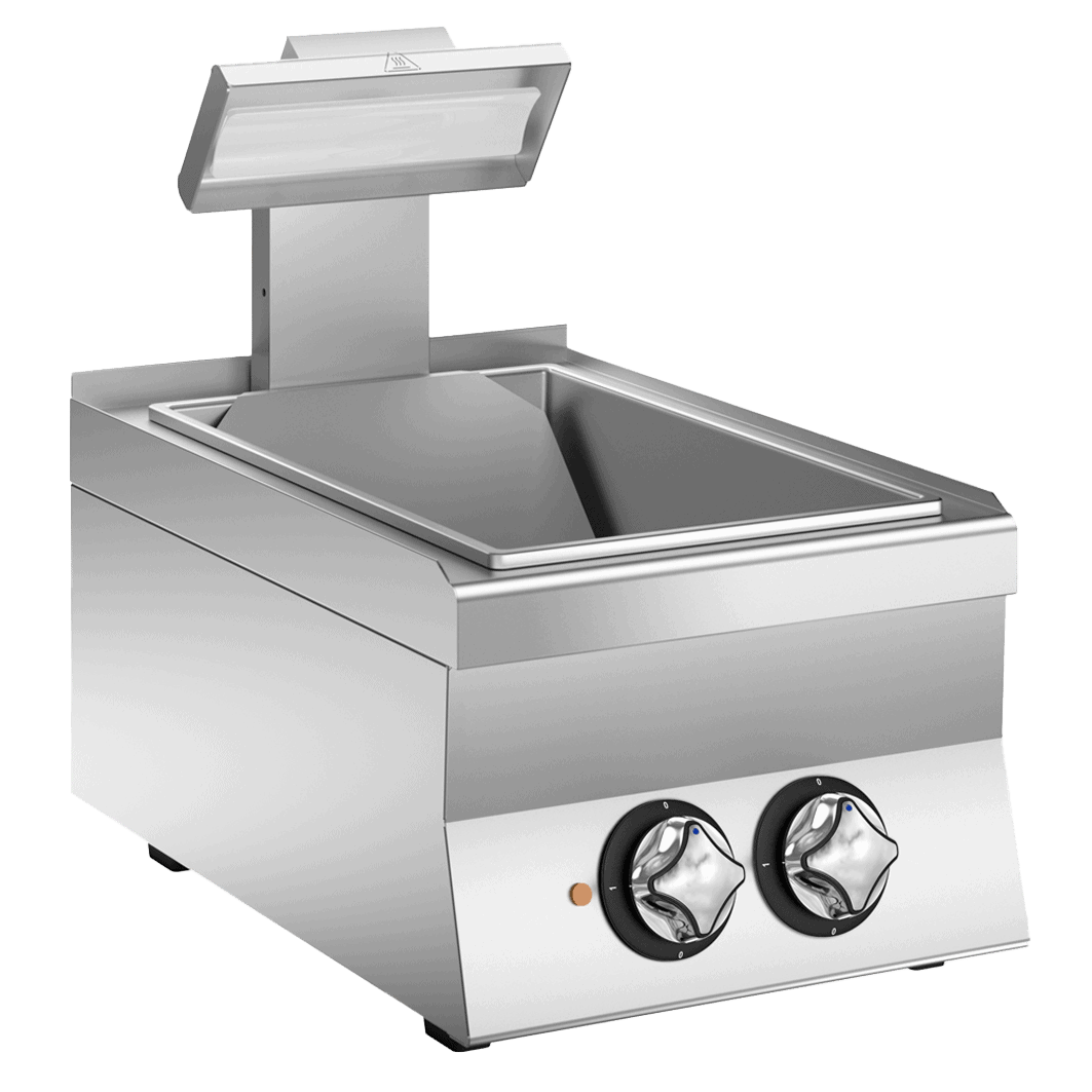 Wery SP64E elektrisk pommes frites-varmer med infrarød varmelampe