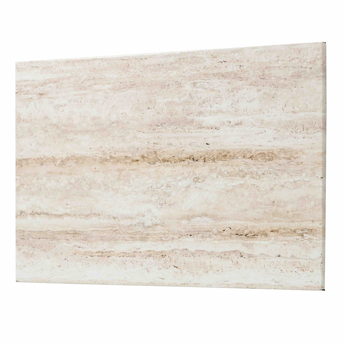 Magnetisk ståltavle 40 x 60 cm med naturstenslook i travertin