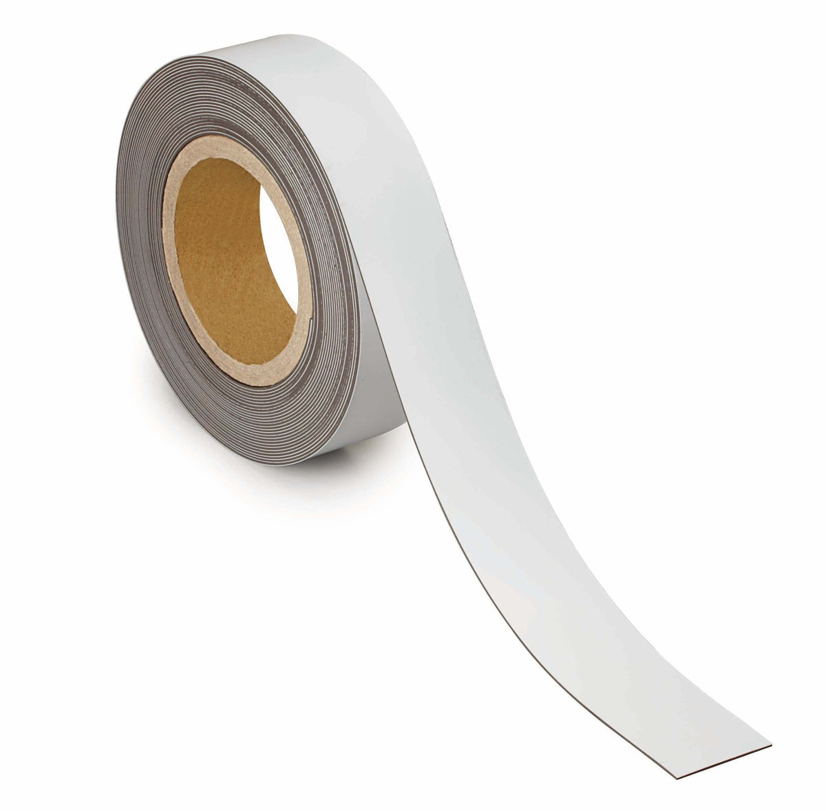 Hvidt magnetbånd, 40 mm bredt, med skrivbar overflade