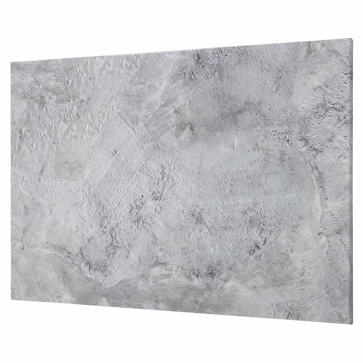 Stor skrivbar og magnetisk ståltavle 90 x 60 cm i betonlook