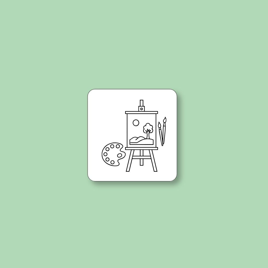 ToDoodle DK pictogram med motivet male til familiens daglige aktiviteter