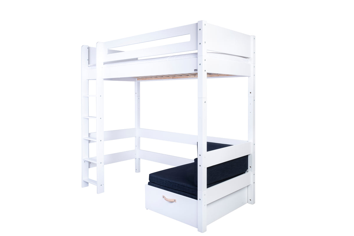 Se Manis-HÂ Fenris Højseng med design sengehest og sofamodul - 160 cmÂ -Â 90x160 ❤ Kæmpe udvalg i Manis-H - Køb online på udsalg og tilbud lige nu ❤ Billig fragt • Hurtig levering - Varenummer: Boboonline-124453 og barcode / Ean: på lager - Udsalg på Børn,Børnemøbler,Børnesenge,Højsenge til børn Få op til 63% i rabat - Shop blandt over 2.739 brands