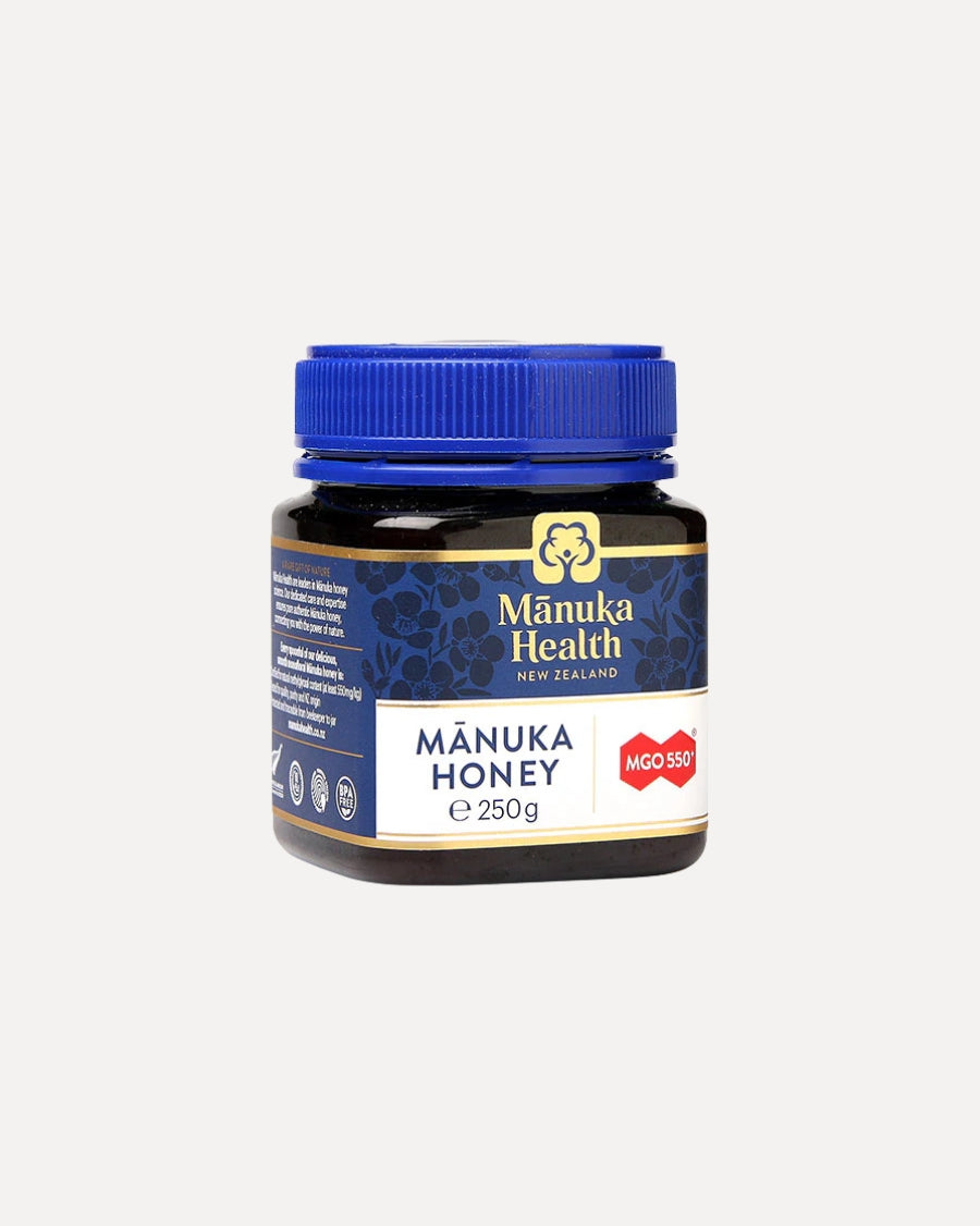 Glas med Manuka Health Manuka honning MGO 550