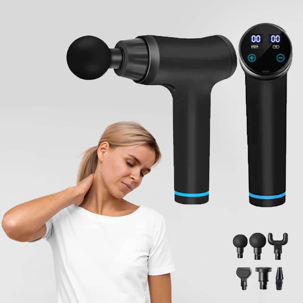 Se Massagepistol Pro+ til ømme muskler - m/30 hastighedsniveauer ✔ Kæmpe udvalg i Satana - Køb online på udsalg og tilbud lige nu ✔ Billig fragt • Hurtig levering - Varenummer: Satana-188076 på lager - Udsalg på Personlig pleje > DATOVARER & OUTLET > Organic Beauty Supply Spar stort – op til 53% - Over 2.739 kendte brands på stort udsalg