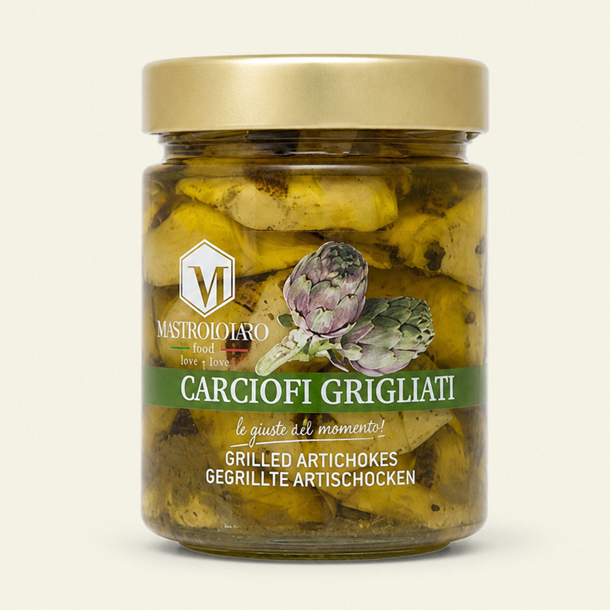 Mastrototaro grillede artiskokker, pizzatopping