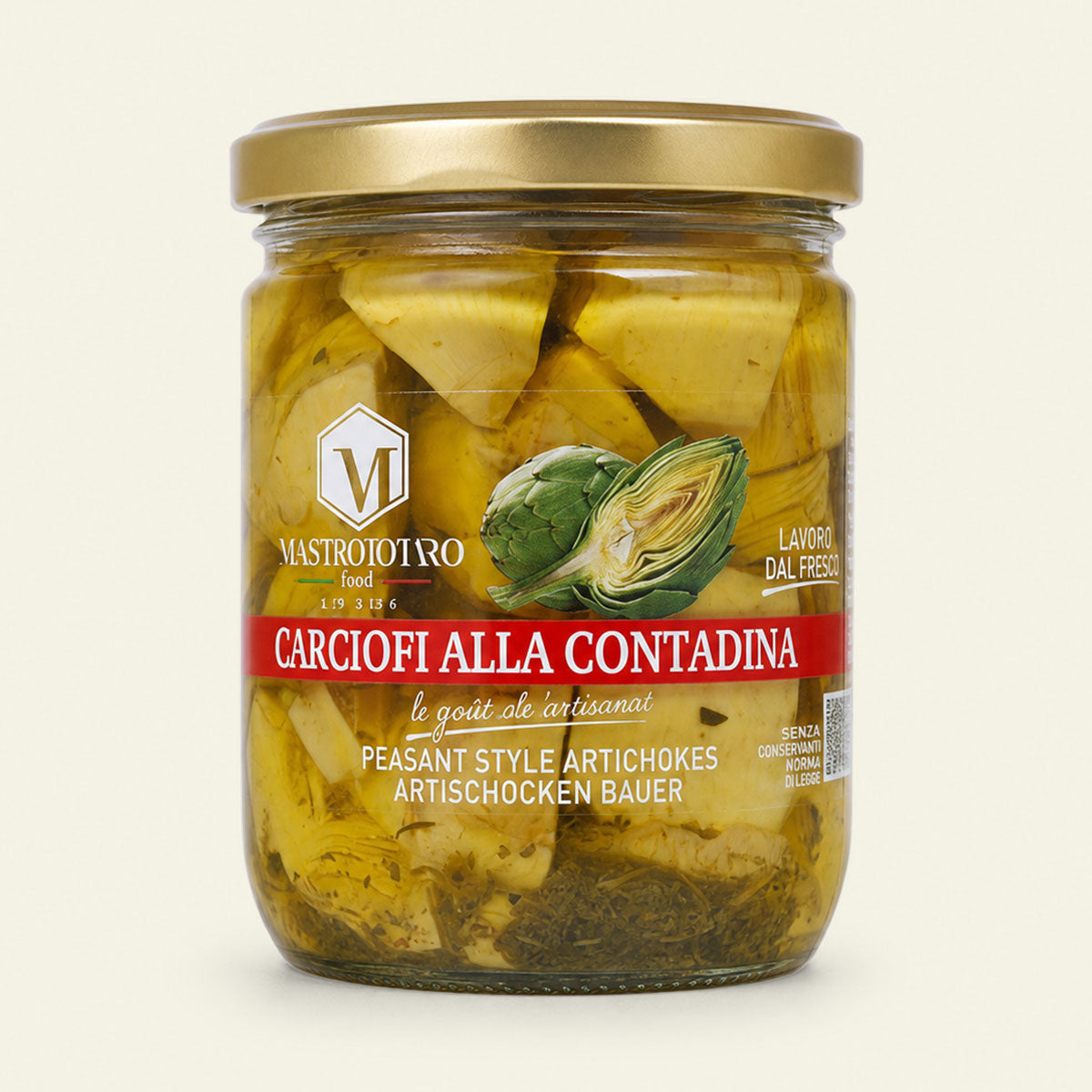 Mastrototaro artiskokker alla Contadina, italienske artiskokker til pizza