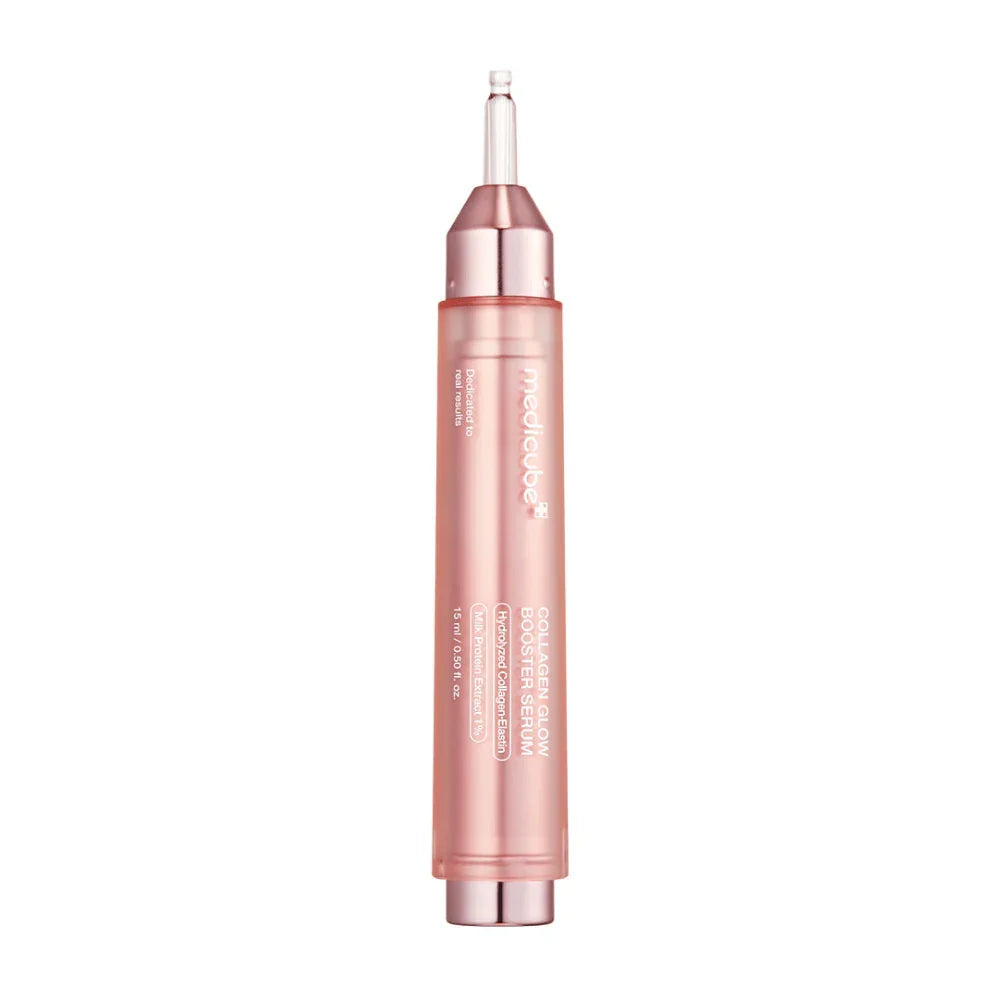 Medicube Collagen Glow Booster Serum, anti-age serum med kollagen og elastin, 15 ml
