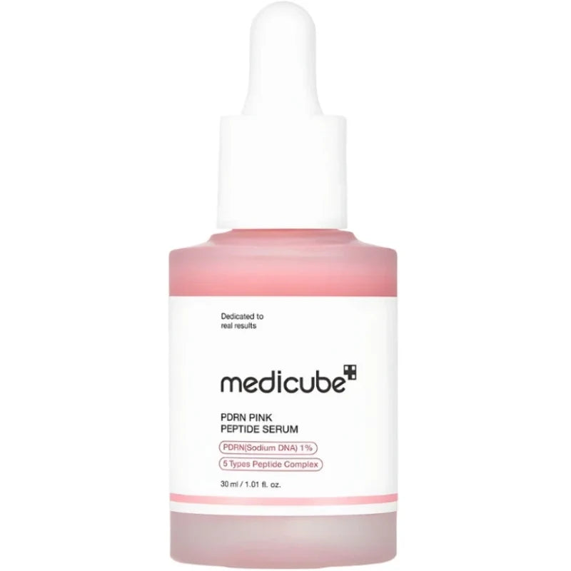 Medicube PDRN Pink Peptide Serum, 30 ml serum fra Glass Glow-serien
