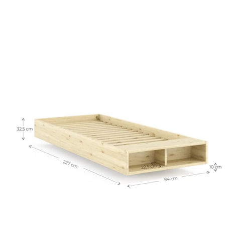 Karup Design Merge sengeramme i massivt fyrretræ