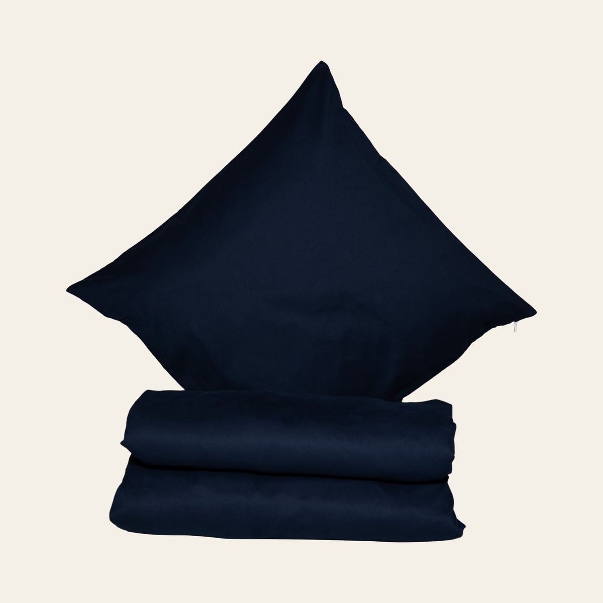 Glat sengesæt MidnatsRo med lynlås på tre sider fra RestfulBlanket