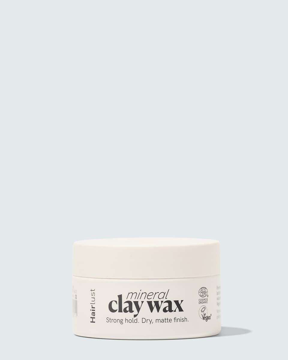 Hairlust Mineral Clay Wax, naturlig hårvoks med mat finish