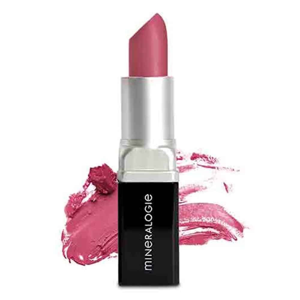 Mineralogie Lipstick Decadence mineral læbestift i rosenrosa fra Insight Cosmetics