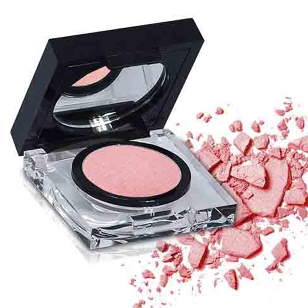 Mineralogie Pressed Eye Shadow Melon, presset mineraløjenskygge i varm ferskengul-orange nuance