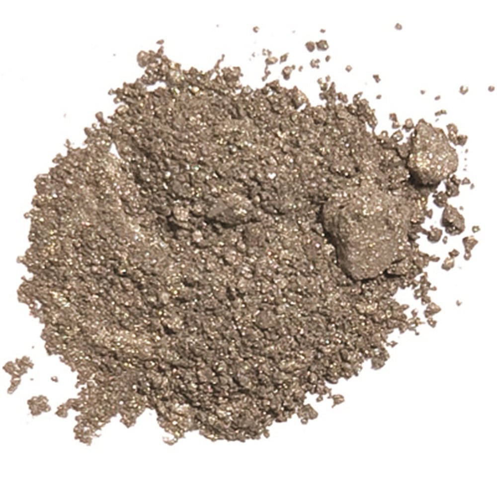 Mineralogie Shimmer Loose Eye Shadow Envy, løs grøn mineral øjenskygge med shimmer