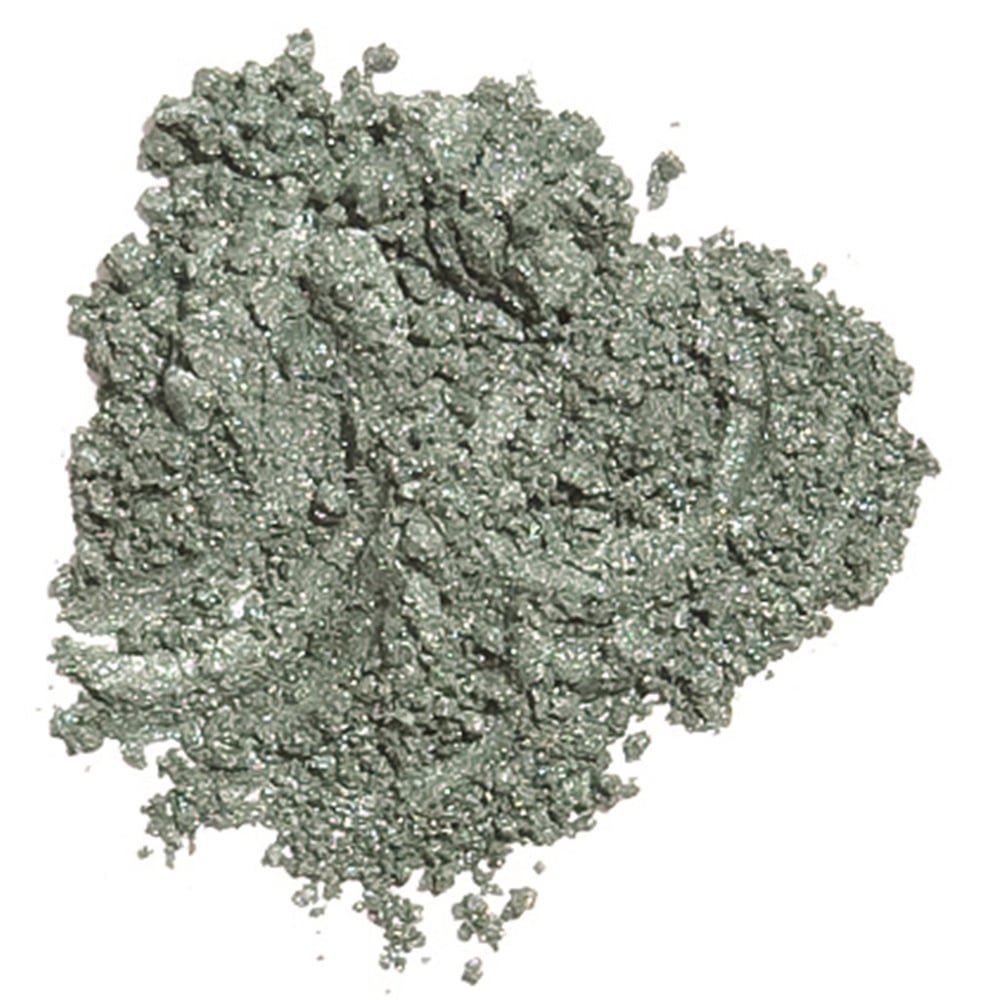 Mineralogie Shimmer Loose Eye Shadow Jade, løs mineral øjenskygge i dyb blågrøn nuance