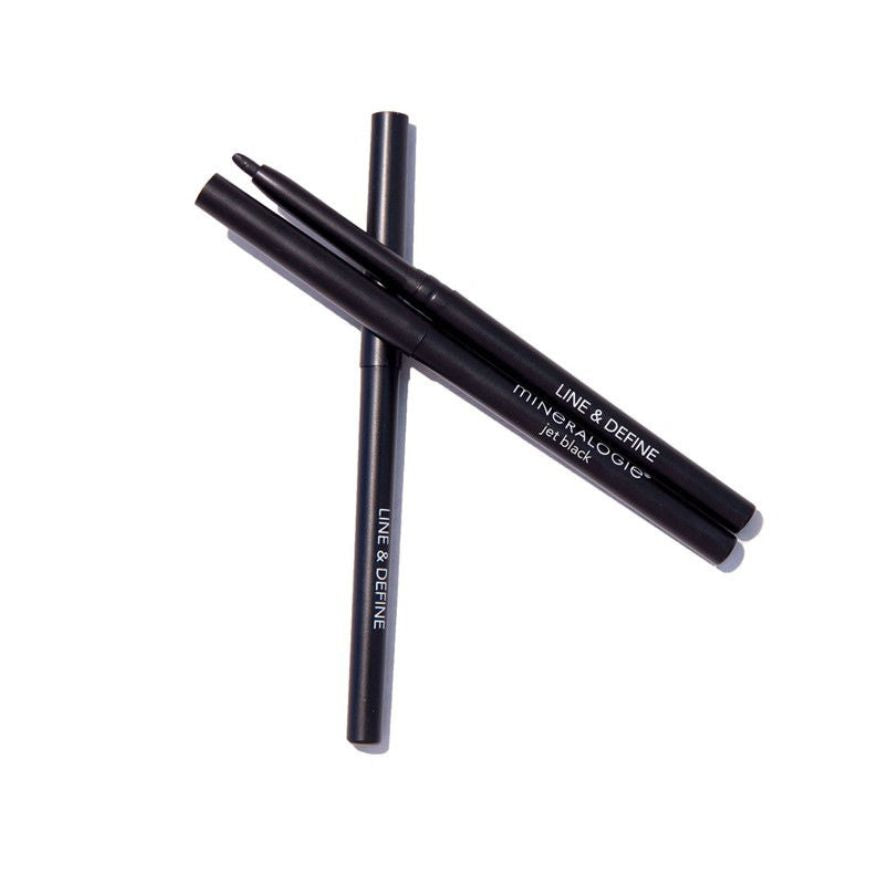 Mineralogie Eye Liner Automatic i farven Jet Black, intenst sort automaticeyeliner