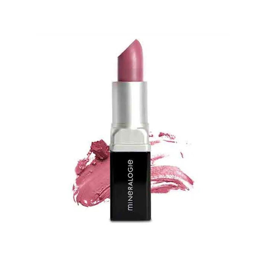 Mineralogie Lipstick Blushing fra Insight Cosmetics, mineral læbestift i varm og intens rosa