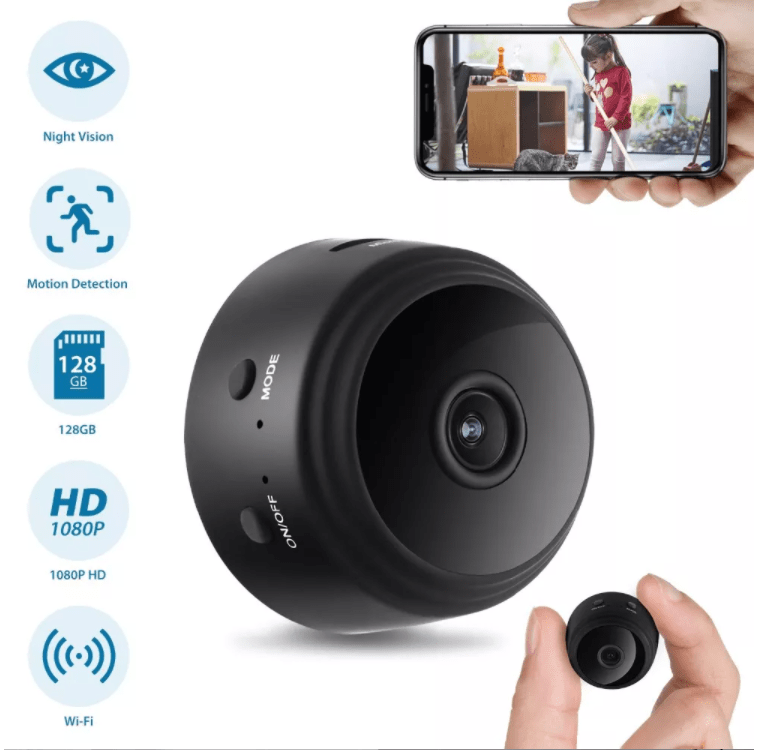 Overvågnings Mini HD-kamera