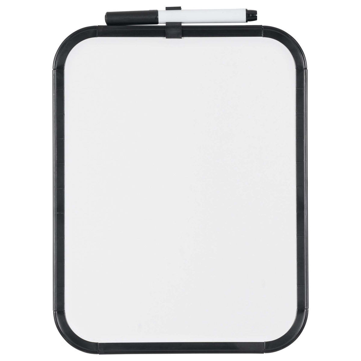 Mini whiteboardtavle med sort ramme, 21,6 x 27,9 cm, fra Naga