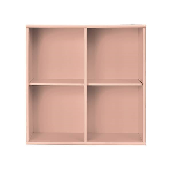 Mistral 025 bogkasse i støvet rosa, 70 x 70 x 27 cm