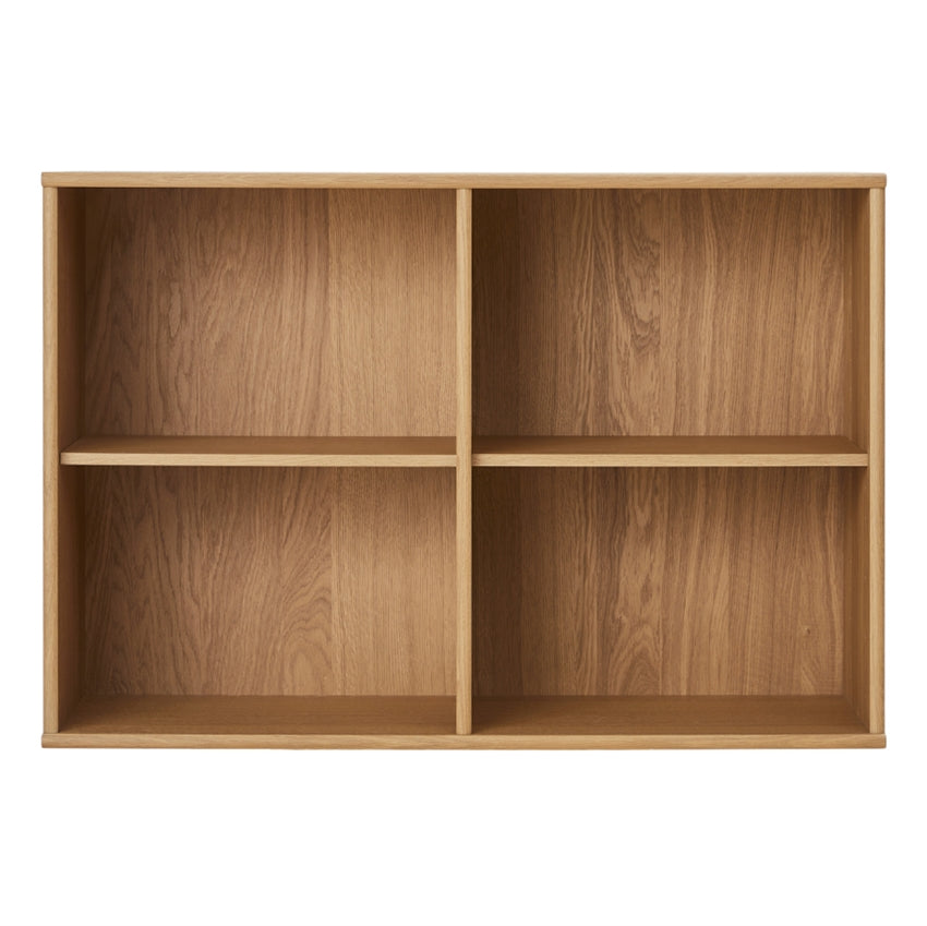 Mistral Modul 021 bogkasse i eg, 89 cm bred og 61 cm høj