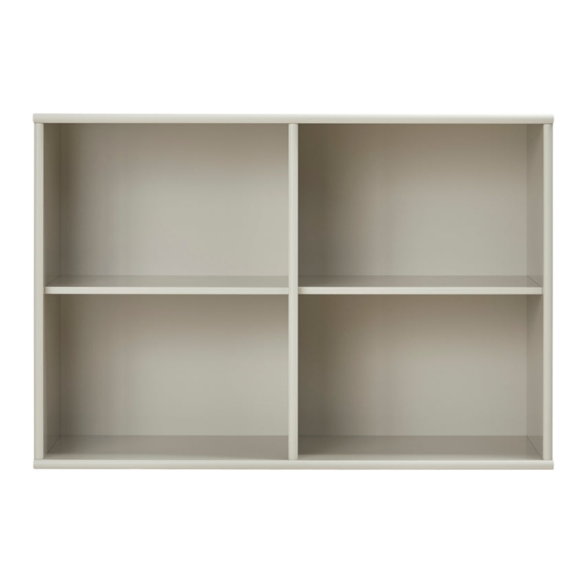 Beige Mistral Modul 021 bogkasse, 89 cm bred og 61 cm høj