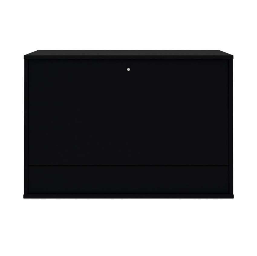 Sort Mistral Modul 004 skrivepult i kompakt design, 89 x 61 x 42 cm
