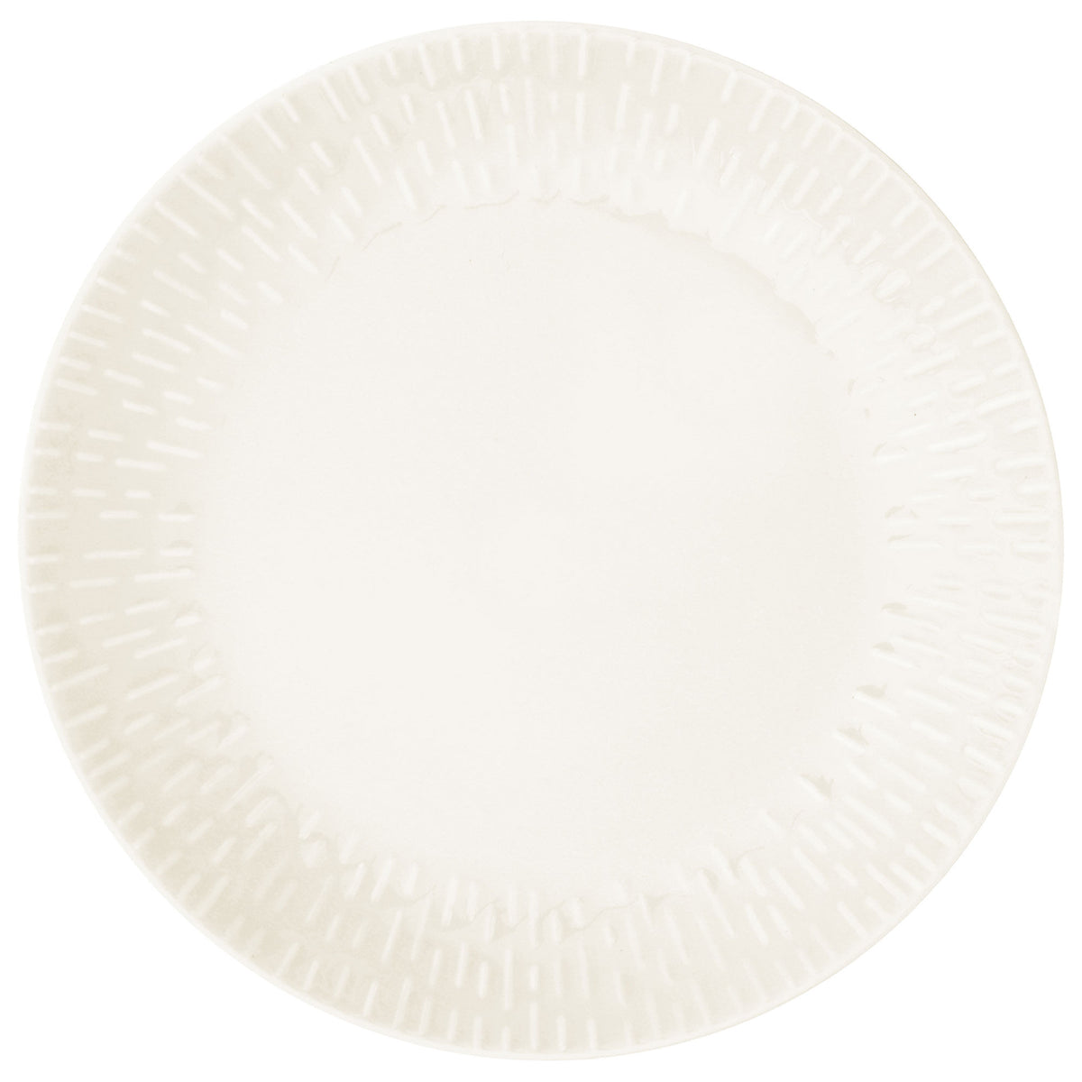 Vaniljefarvet Aida Confetti tallerken på 24 cm til morgenmad og frokost