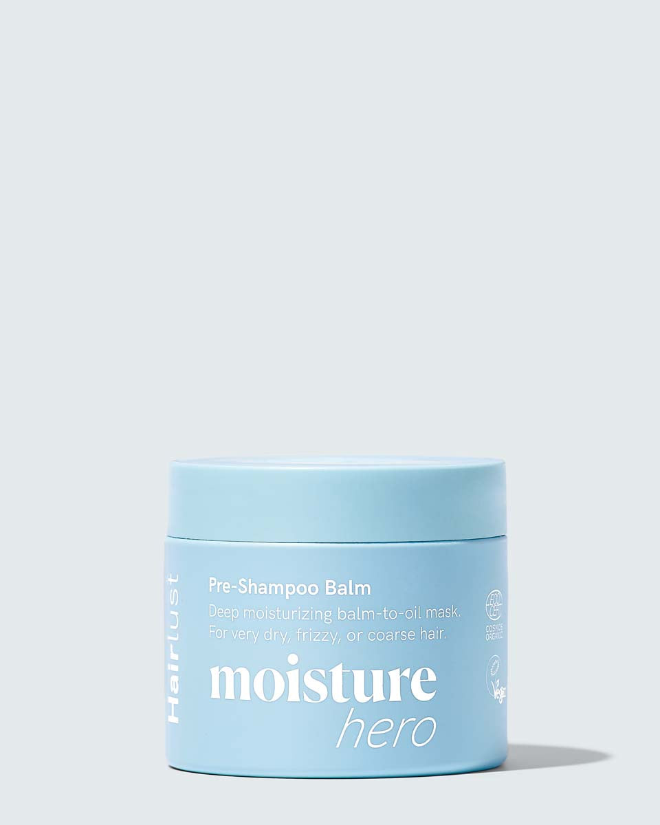 Hairlust Moisture Hero Pre-Shampoo Balm, hårkur til tørt og kruset hår