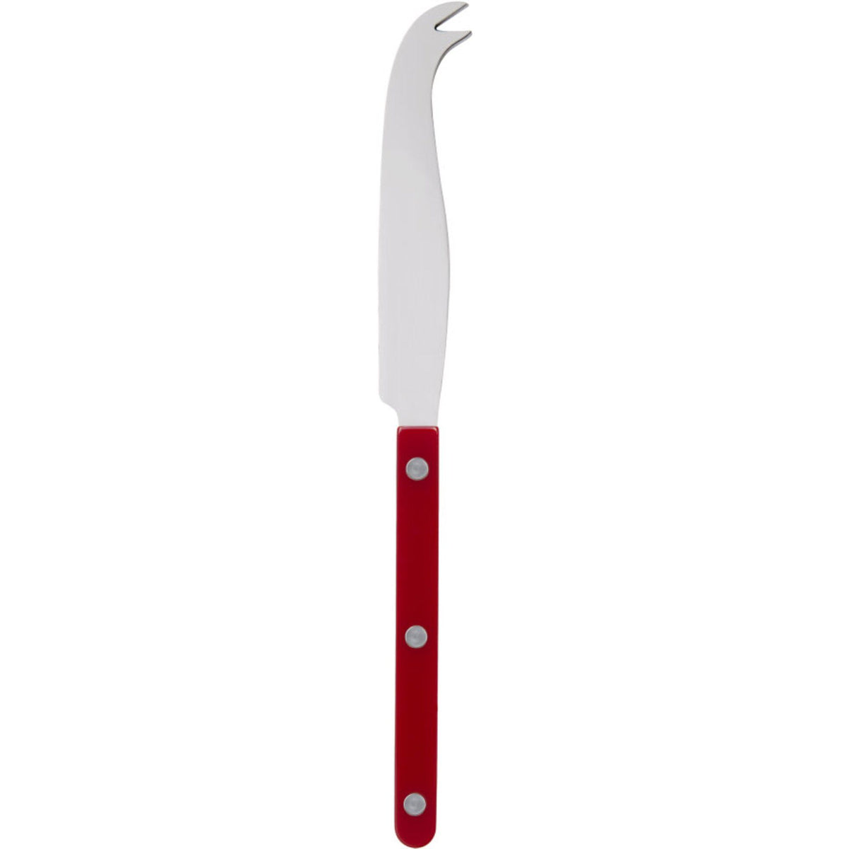 Ostekniv i burgundy fra Sabre Paris Bistrot Solid, 25 cm lang