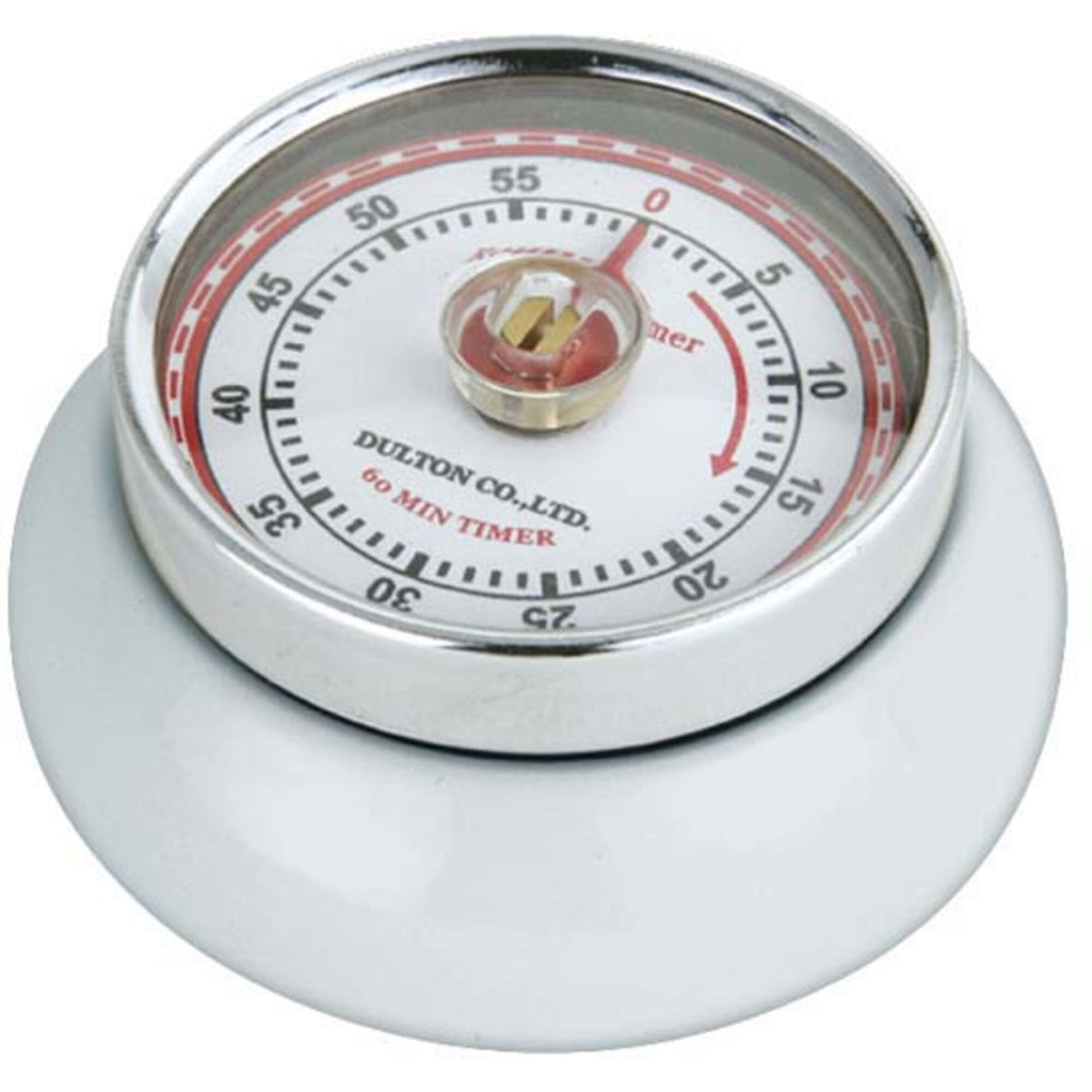 Hvidt Zassenhaus Speed Timer minutur i retro design