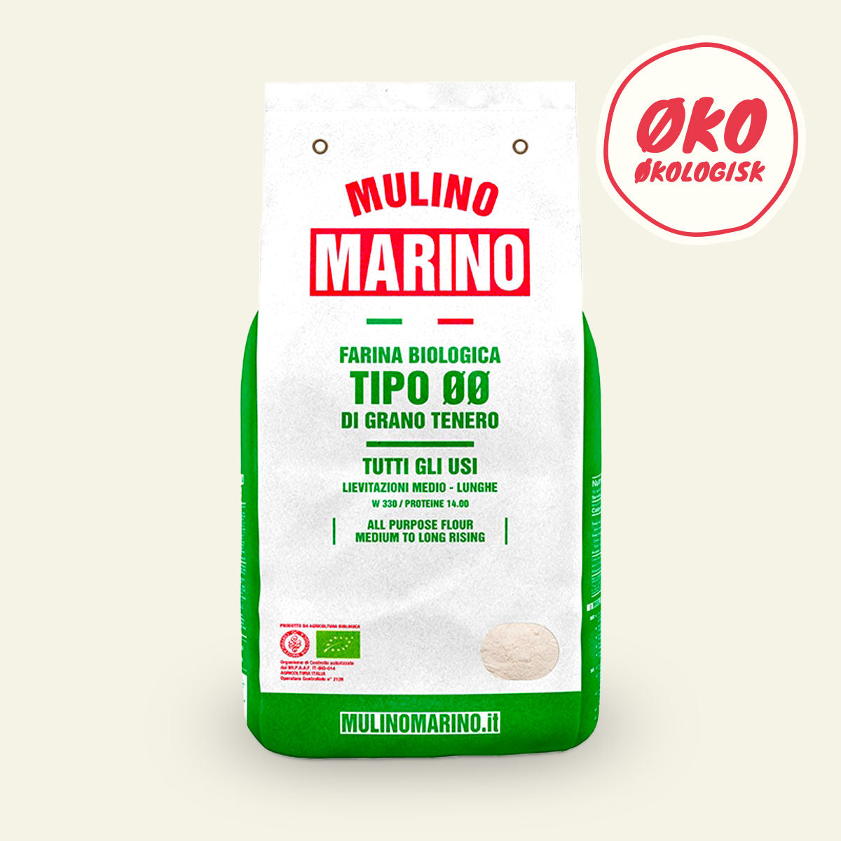 Økologisk tipo 00-mel fra Mulino Marino