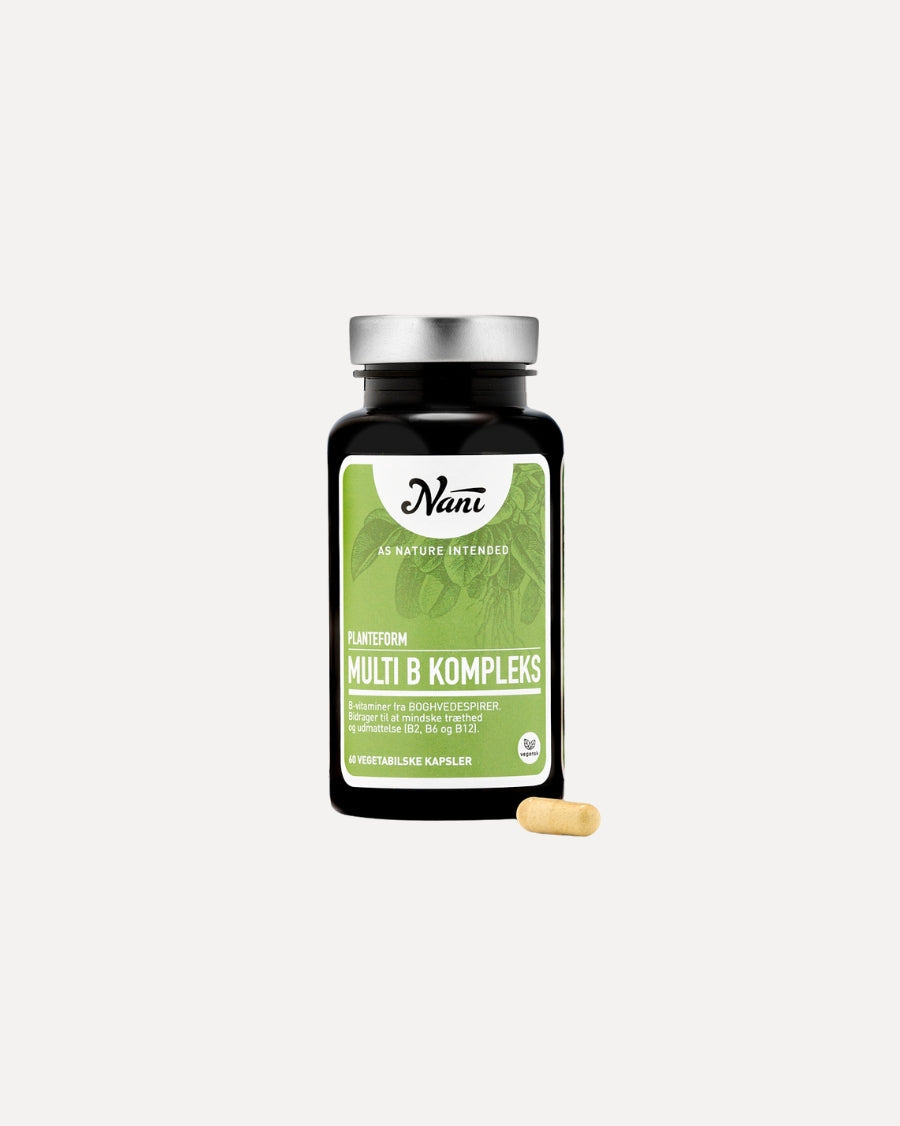 Nani Multi B Kompleks med alle B-vitaminer, pakke med 60 stk