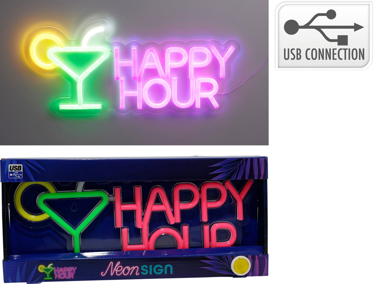 Se Neon Skilt Happy Hour  ✔ Kæmpe udvalg i Bolig Magasin - Køb online på udsalg og tilbud lige nu ✔ Hurtig levering til lave fragtpriser - Varenummer: Barlife-1554065 og 8721037731607 på lager - Udsalg på Spar helt op til 79% - Stort udsalg på over 739 mærker