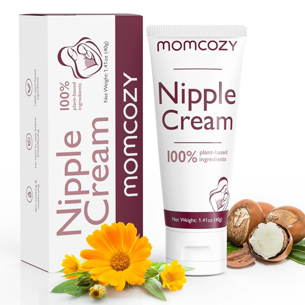Momcozy naturlig vegansk brystvortecreme uden lanolin