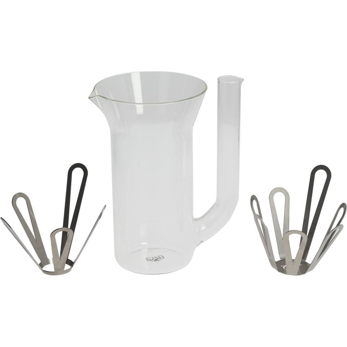 E&B Lab glaskaraffel i mundblæst borosilikatglas, 560 ml