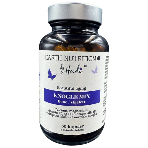 Pakke med Knogle Mix kosttilskud, 60 kapsler, fra Earth Nutrition