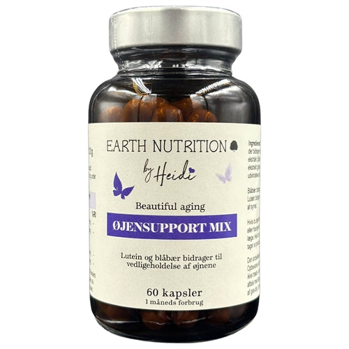 Pakke med Earth Nutrition Øjensupport Mix, 60 kapsler